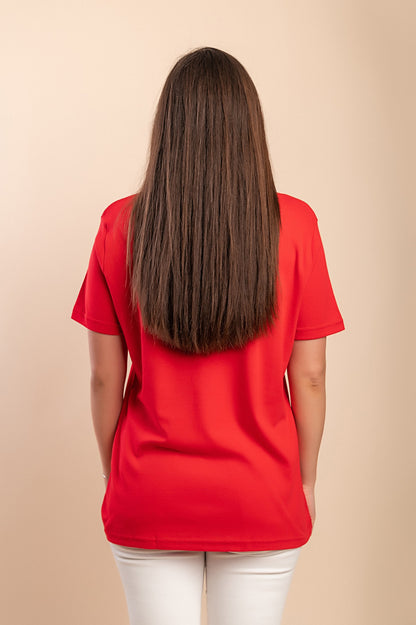 Maglietta in cotone, nera