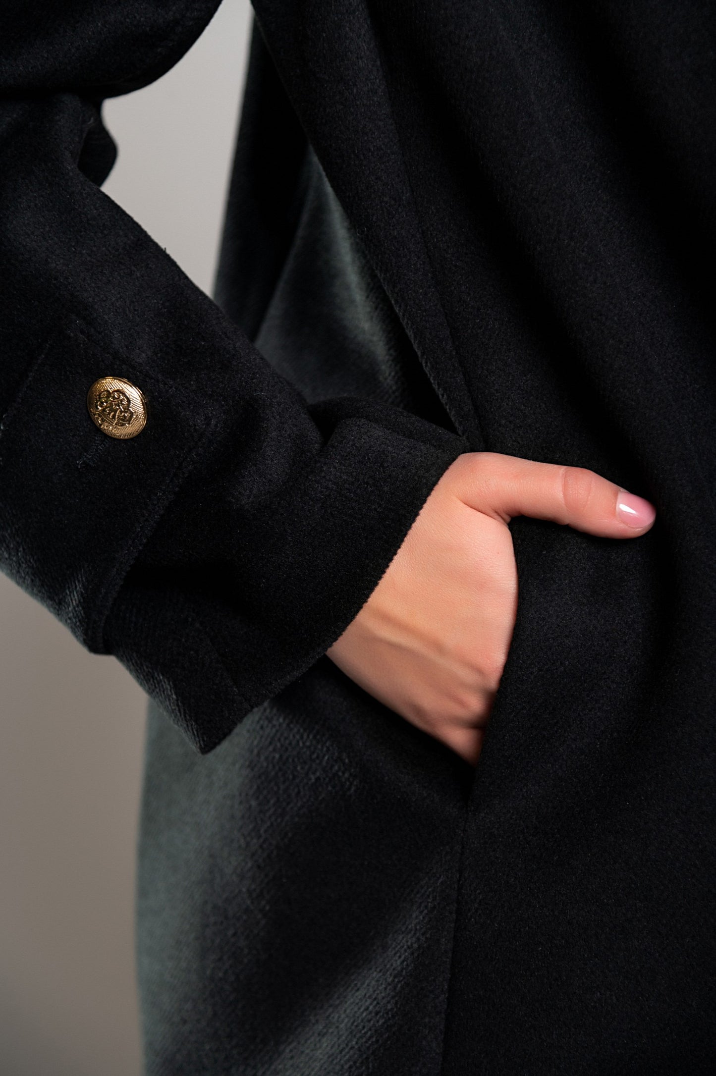 Cappotto elegante Albineya, nero