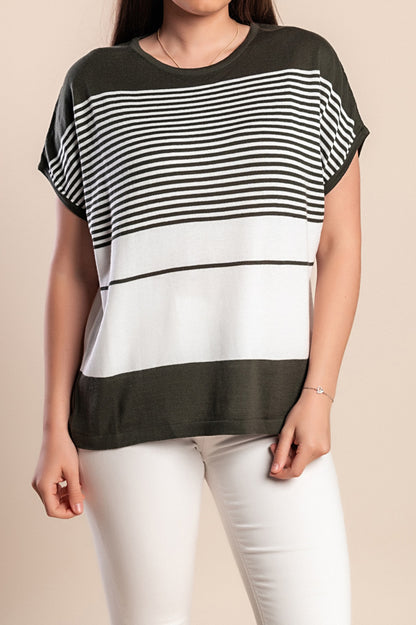 Maglia in maglia, verde