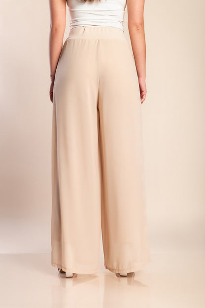 Pantaloni lunghi eleganti Veronna, neri