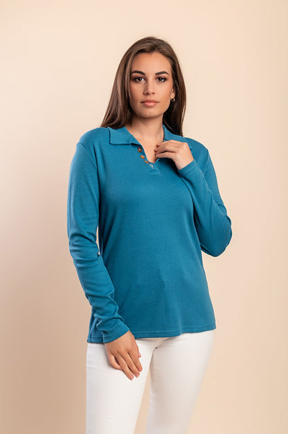 Maglietta a maniche lunghe, beige