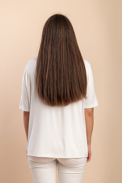 T-shirt stampata, bianca