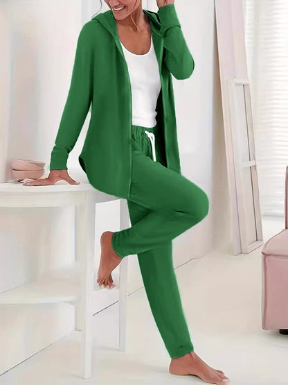 Completo tuta con zip, grigio chiaro