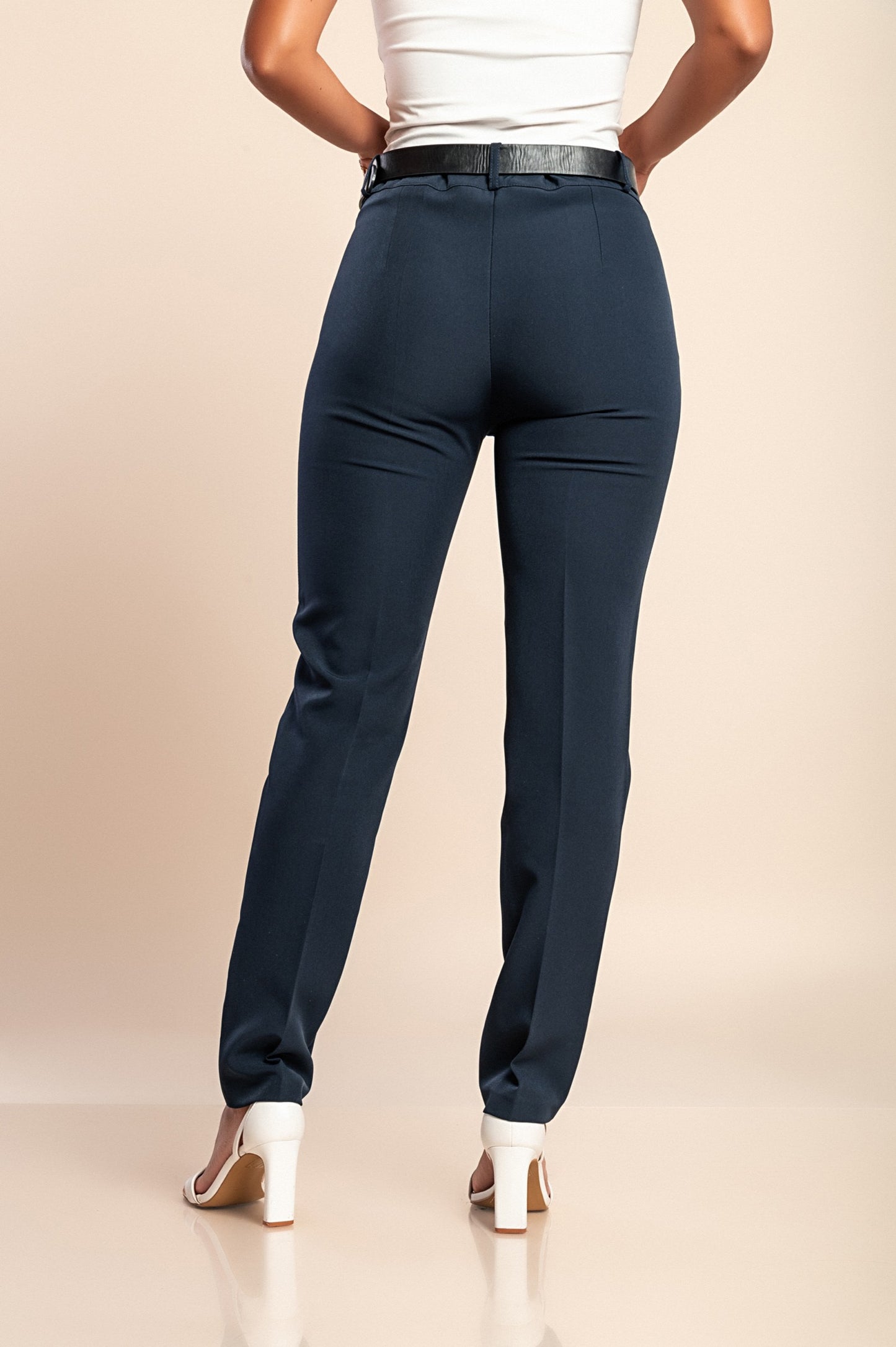 Pantaloni lunghi eleganti, beige