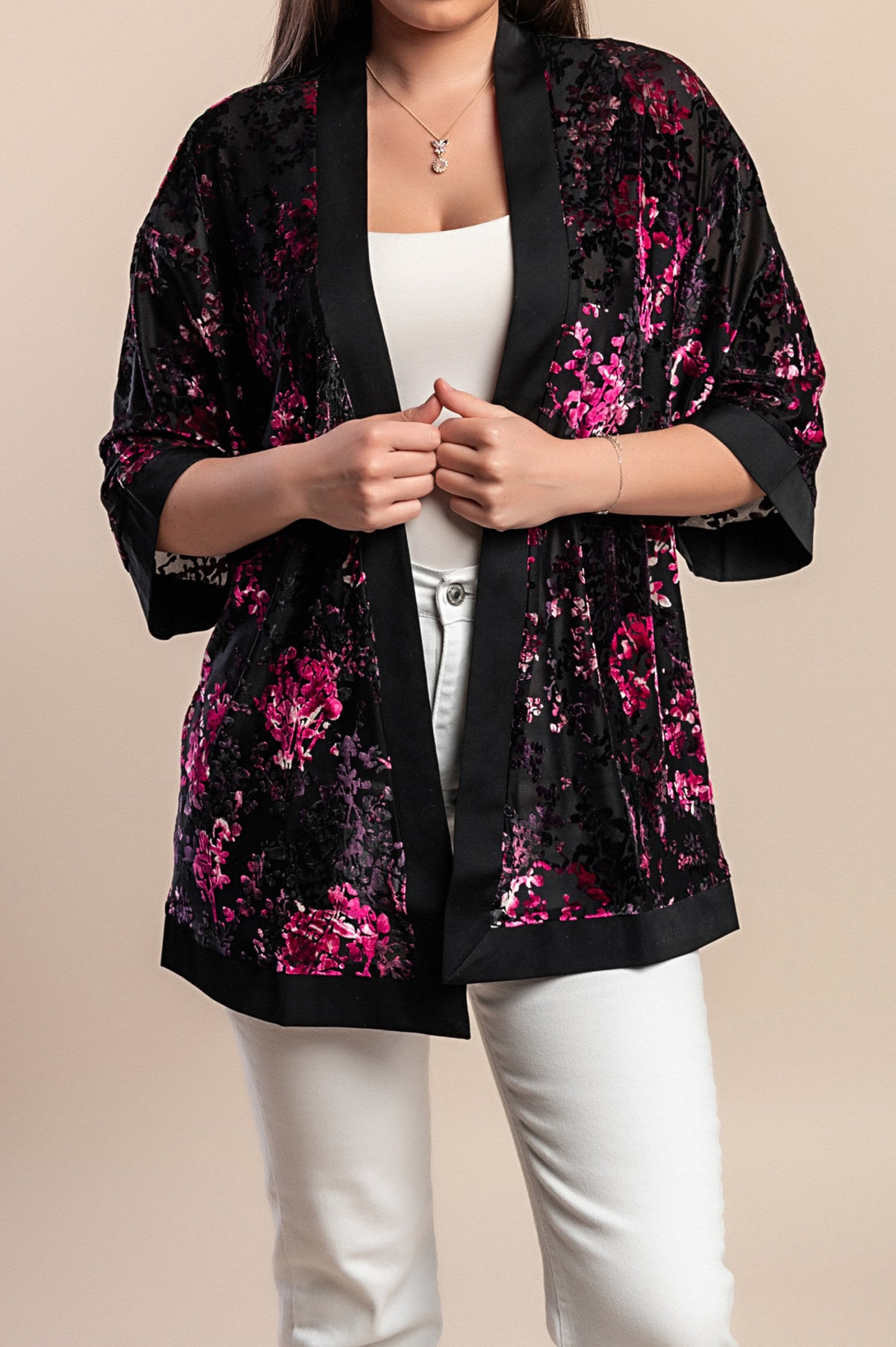 Cardigan taglie forti, nero