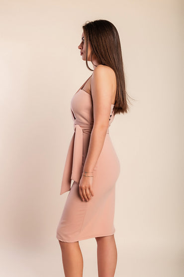 Abito midi elegante  Triona, rosa chiaro
