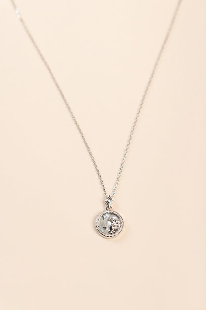 Collana con pendente, LEONE, argento
