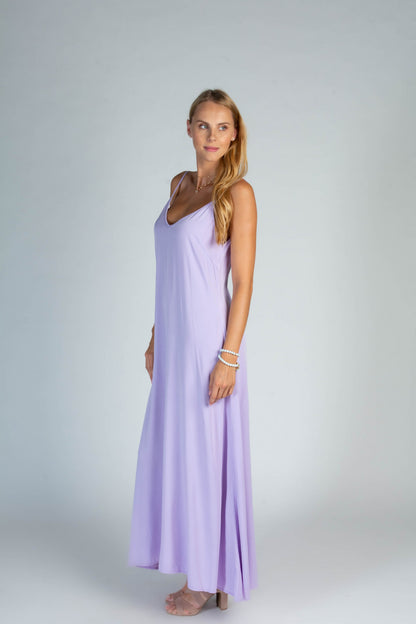 Vestito estivo lungo Yasmine, nero