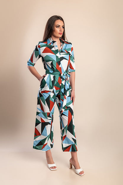 Tuta stampata, multicolore