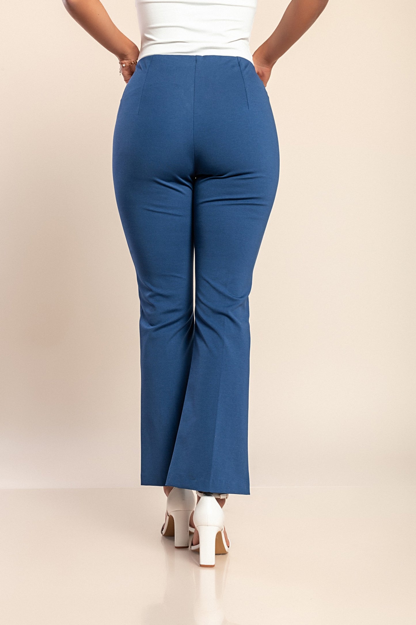 Pantaloni eleganti in cotone, neri