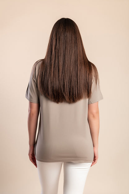 T-shirt stampata, blu