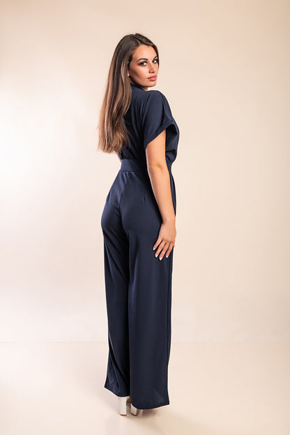 Tuta a maniche corte, blu scuro