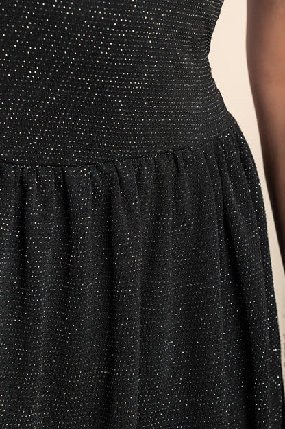 Elegante abito midi, nero