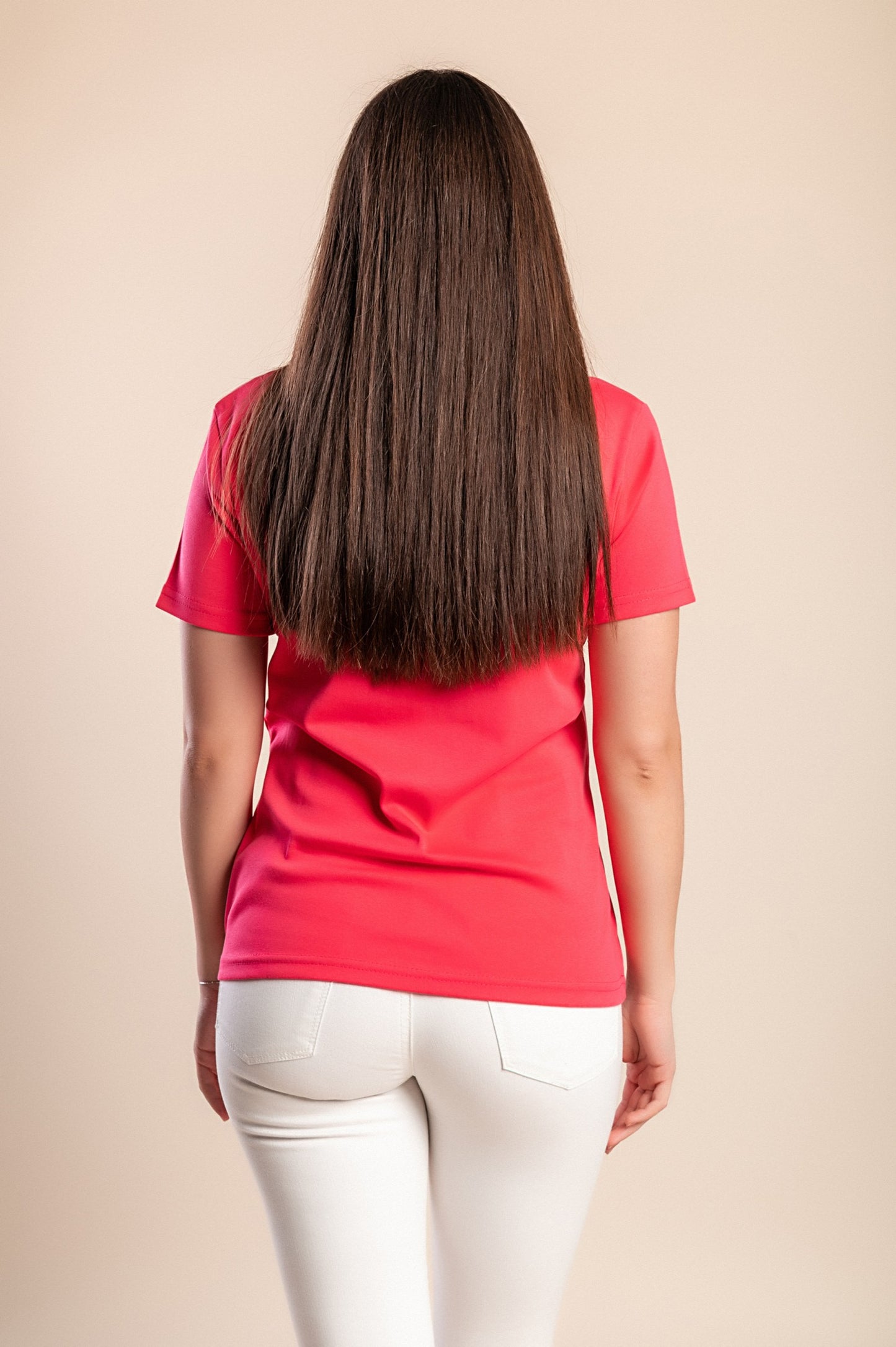 Maglietta stampata, rosa