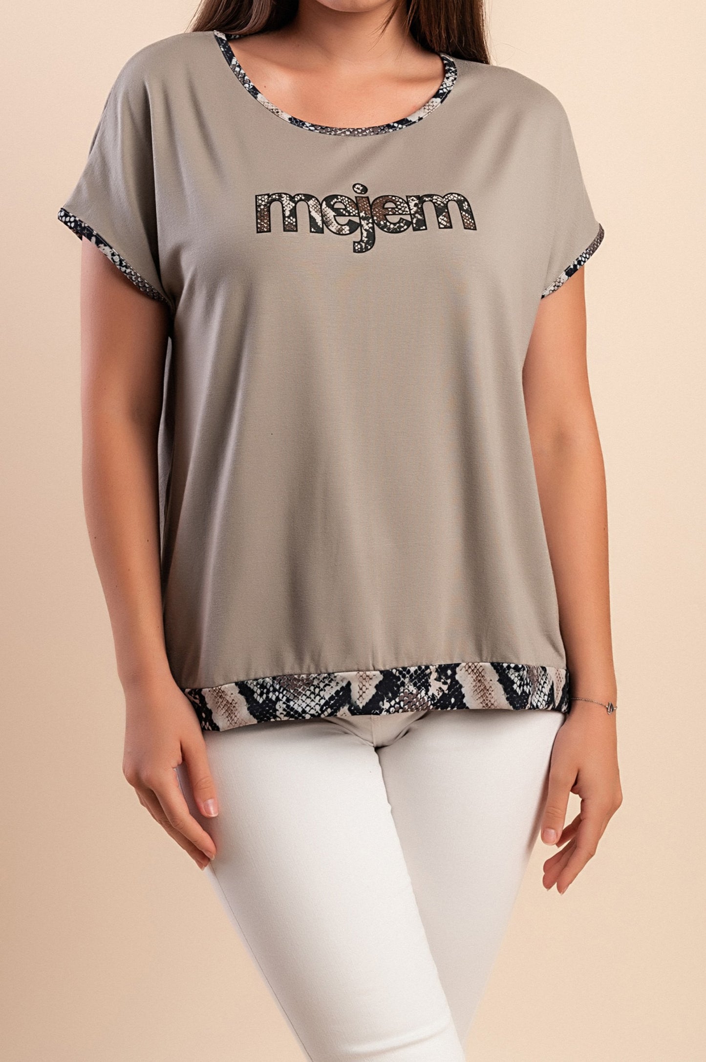 Maglietta con stampa, fango