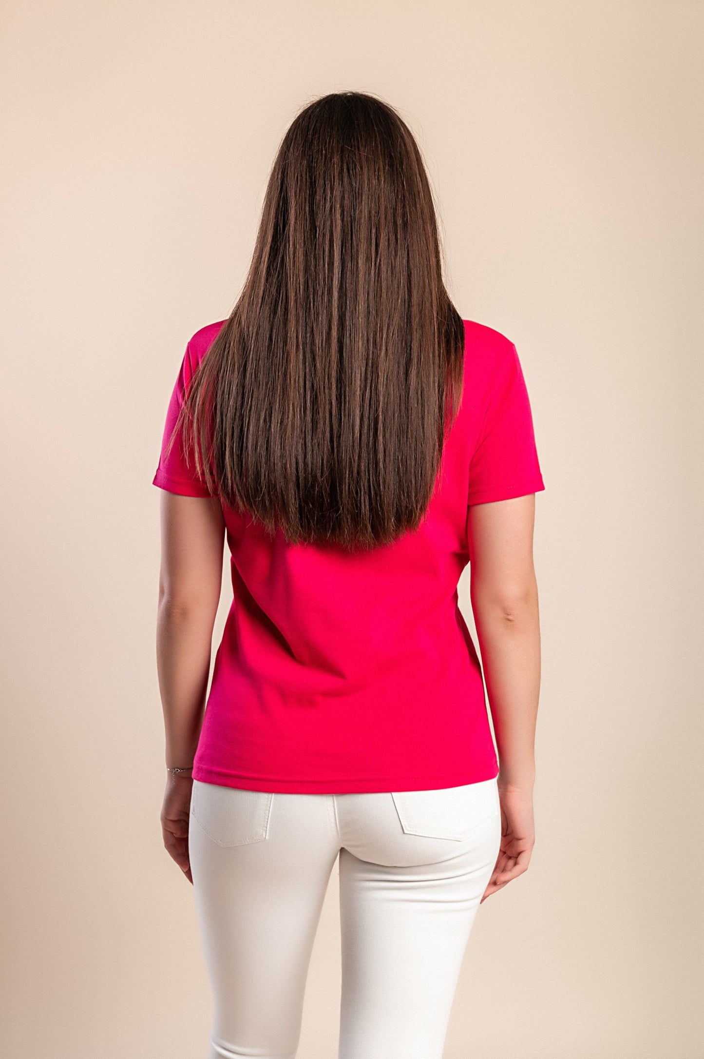 T-shirt stampata, rosa chiaro