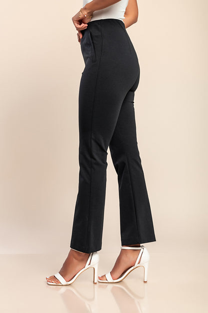 Pantaloni eleganti in cotone, azzurro