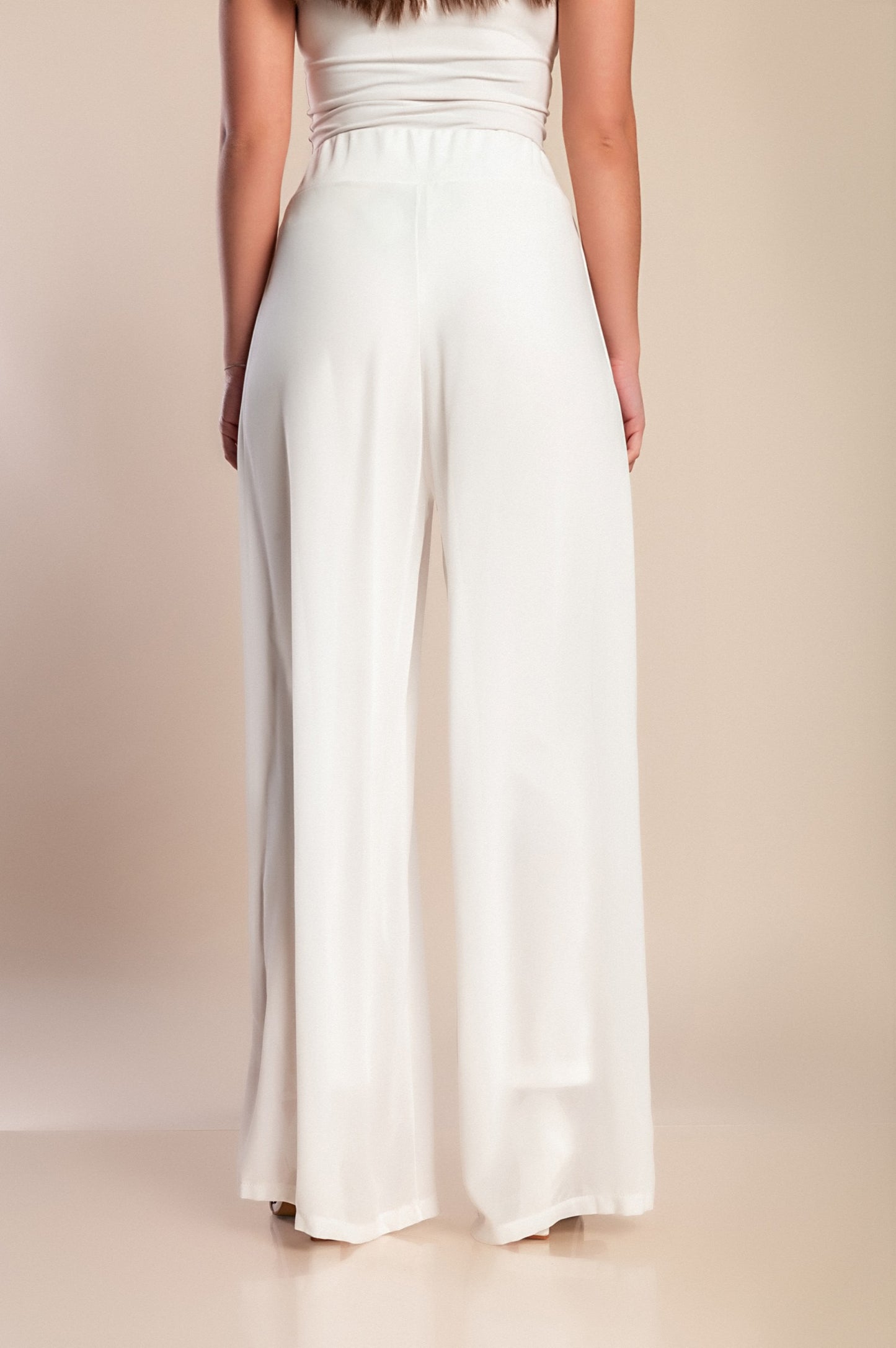 Pantaloni lunghi eleganti Veronna, neri