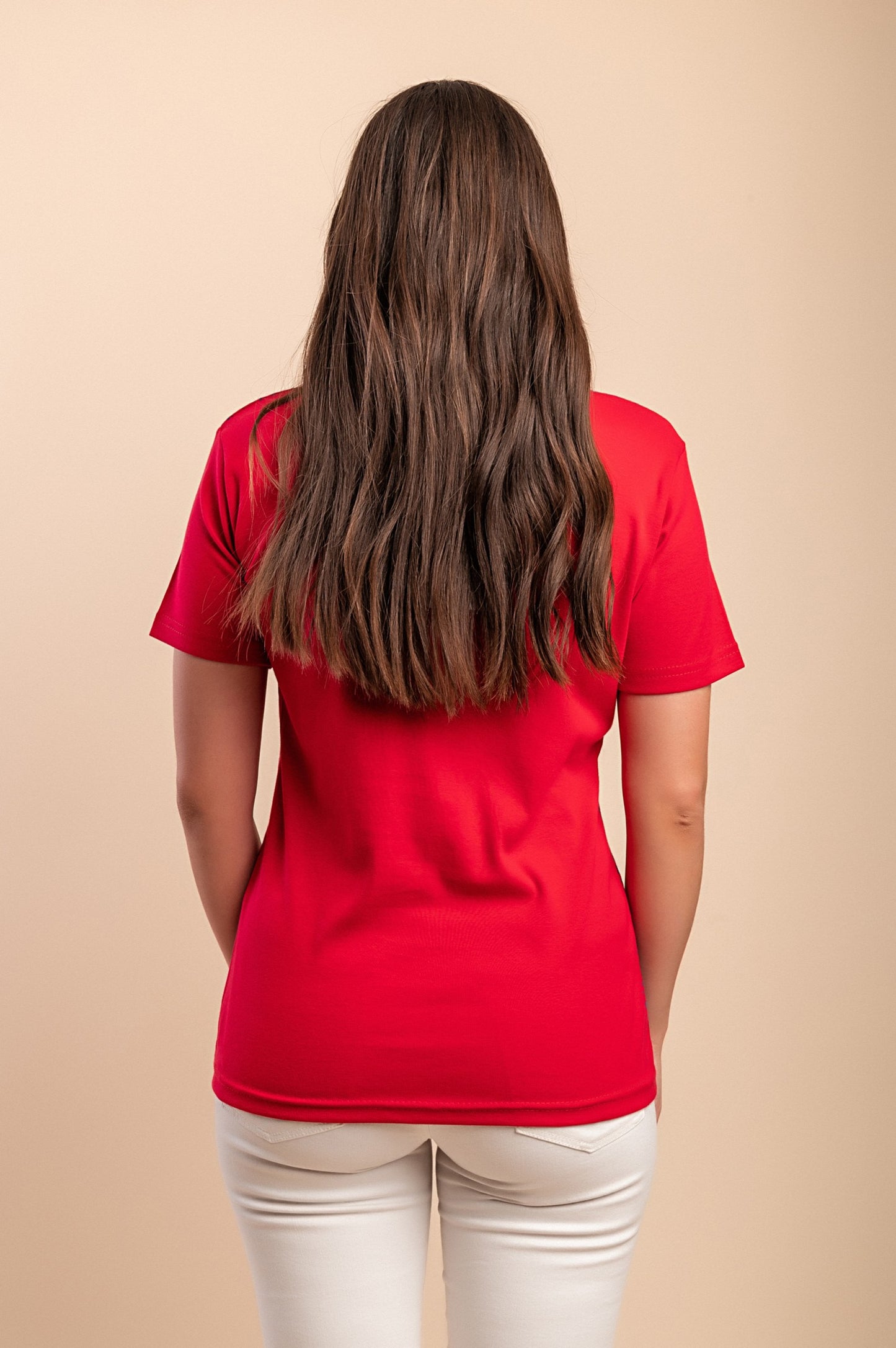 T-shirt in cotone con stampa, rosa chiaro