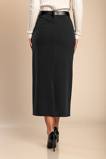 Gonna midi elegante, nera