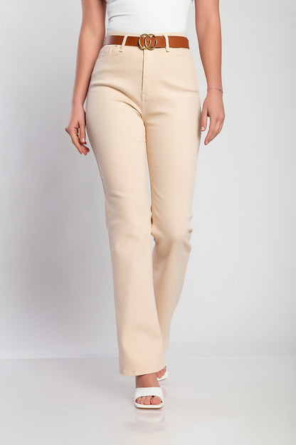 Jeans a zampa d'elefante, blu scuro