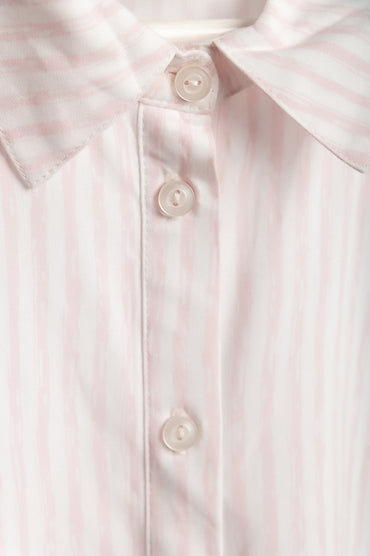 Camicia con colletto taglie forti, rosa chiaro