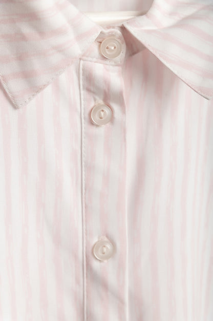 Camicia con colletto taglie forti, rosa chiaro
