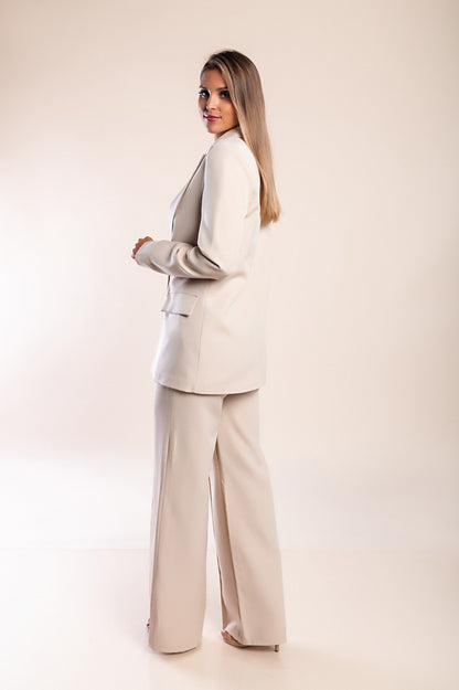 Completo giacca e pantaloni eleganti, rosa chiaro
