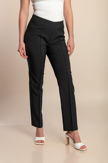 Pantaloni eleganti taglie forti, neri