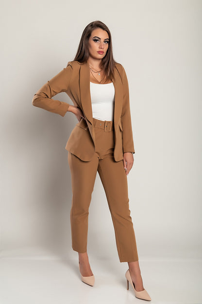 Completo blazer e pantaloni eleganti, 18438, nero