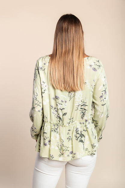 Camicetta stampata, verde chiaro