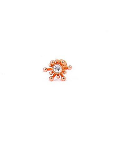 Mini orecchino elegante, ART958, rosa