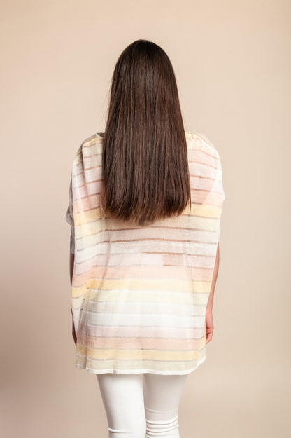 Top trasparente, crema