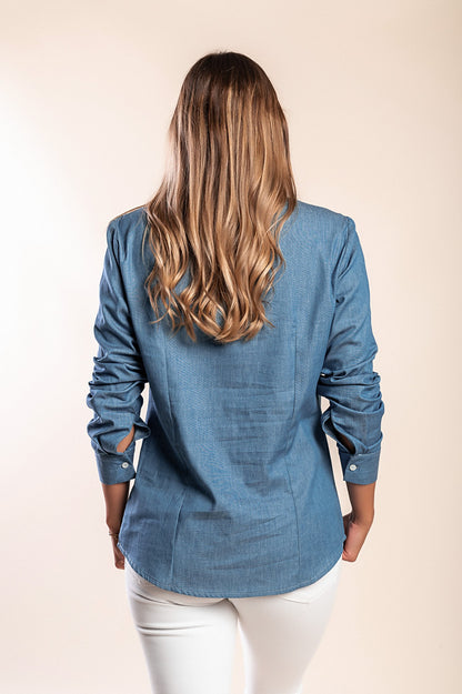 Camicia di jeans, blu