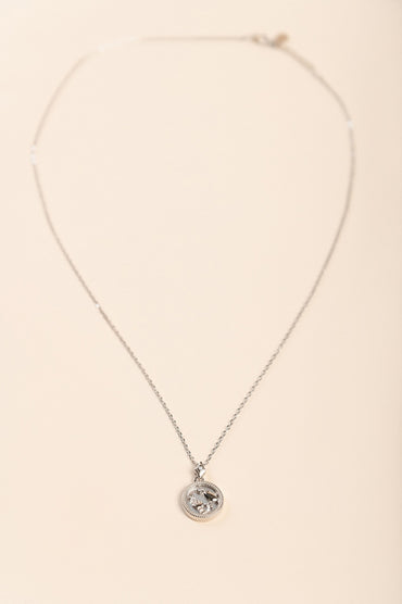 Collana con pendente, CANCRO, argento