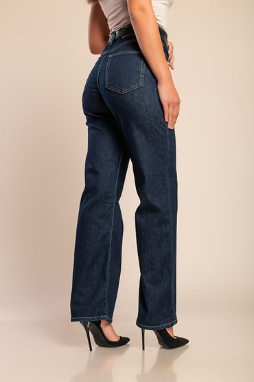 Jeans dritti, blu scuro