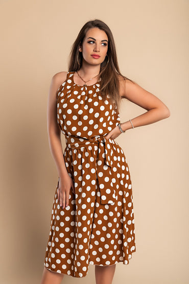 MIDI VESTITO A POIS MOULISHA