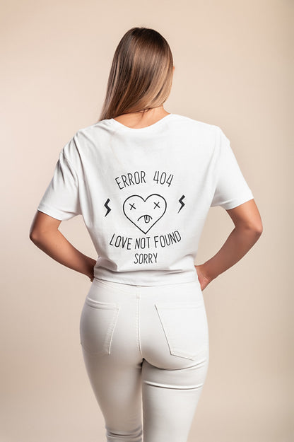 Maglietta in cotone, bianca