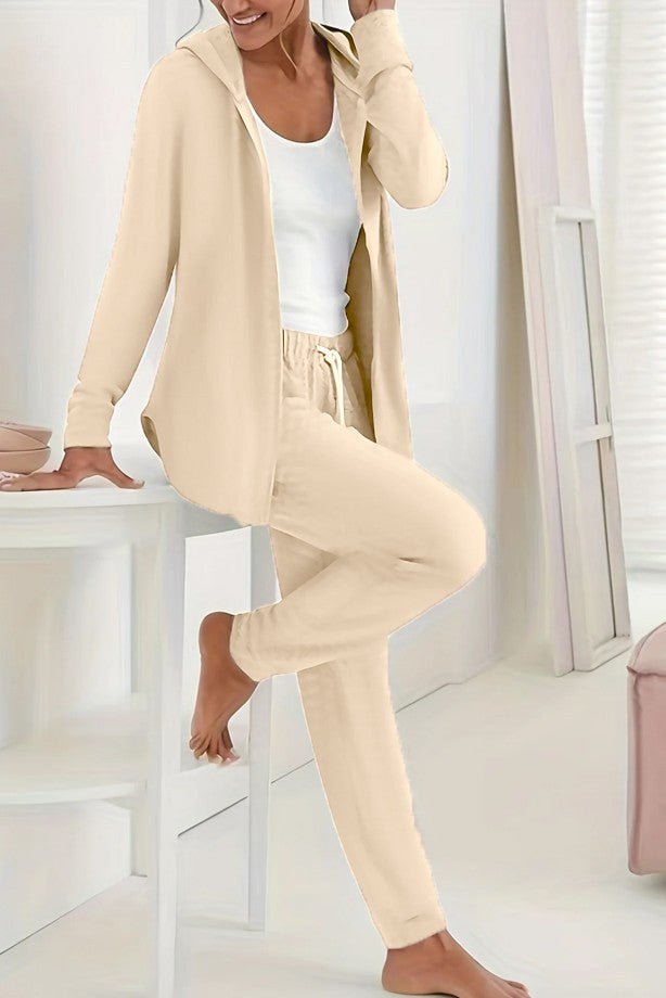 Completo tuta con zip, grigio chiaro