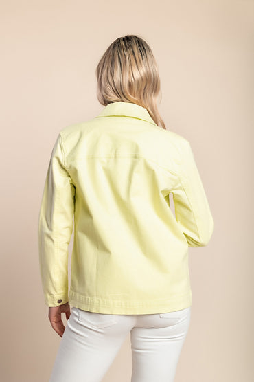 Giacca di jeans, gialla