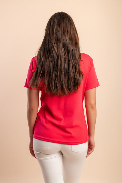 Maglietta in cotone, blu