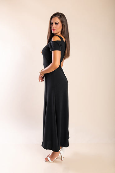 VESTITO NESSA - NERO