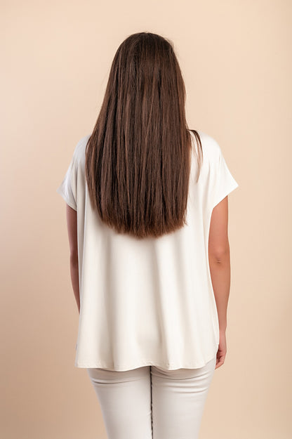 T-shirt stampata, blu