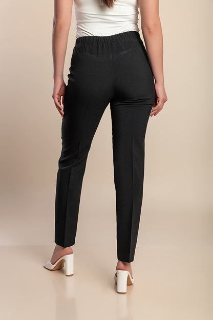 Pantaloni eleganti taglie forti, neri