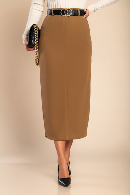 Gonna midi elegante, nera