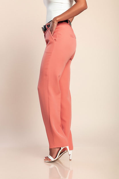 Pantaloni eleganti lunghi con pantalone dritto Tordina, nero