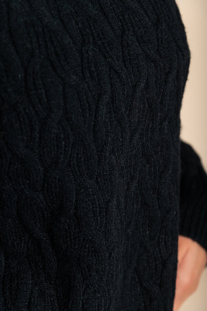 Maglia dolcevita, nera