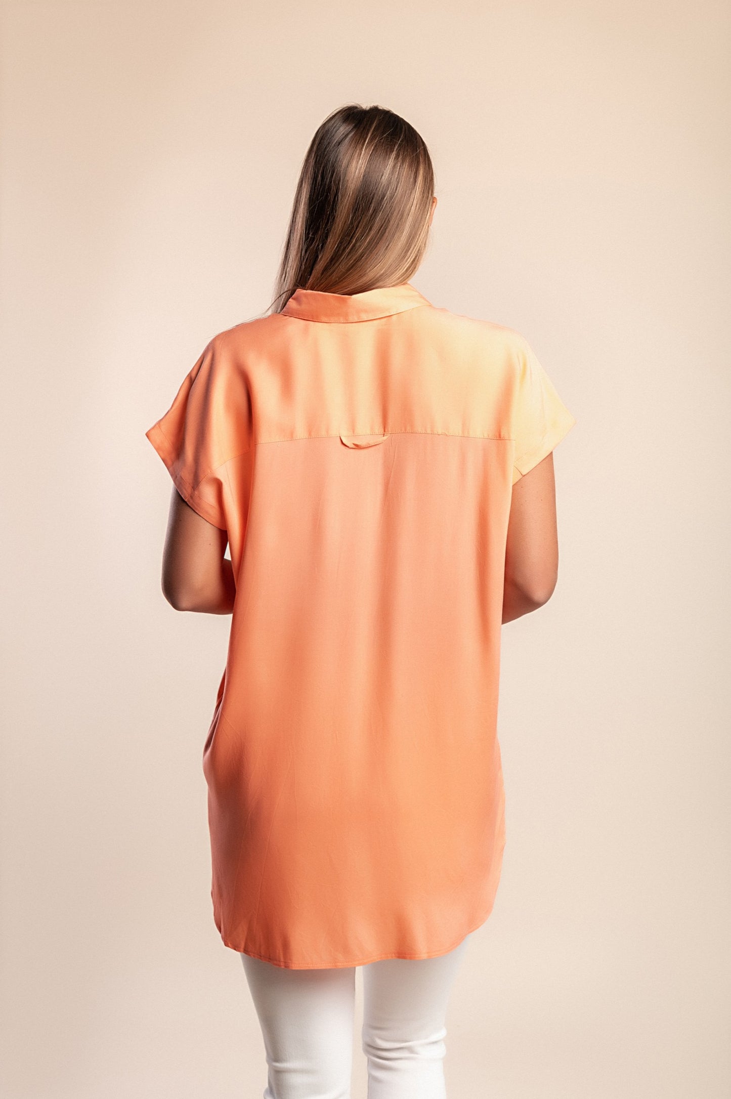 Maglietta a maniche corte, albicocca