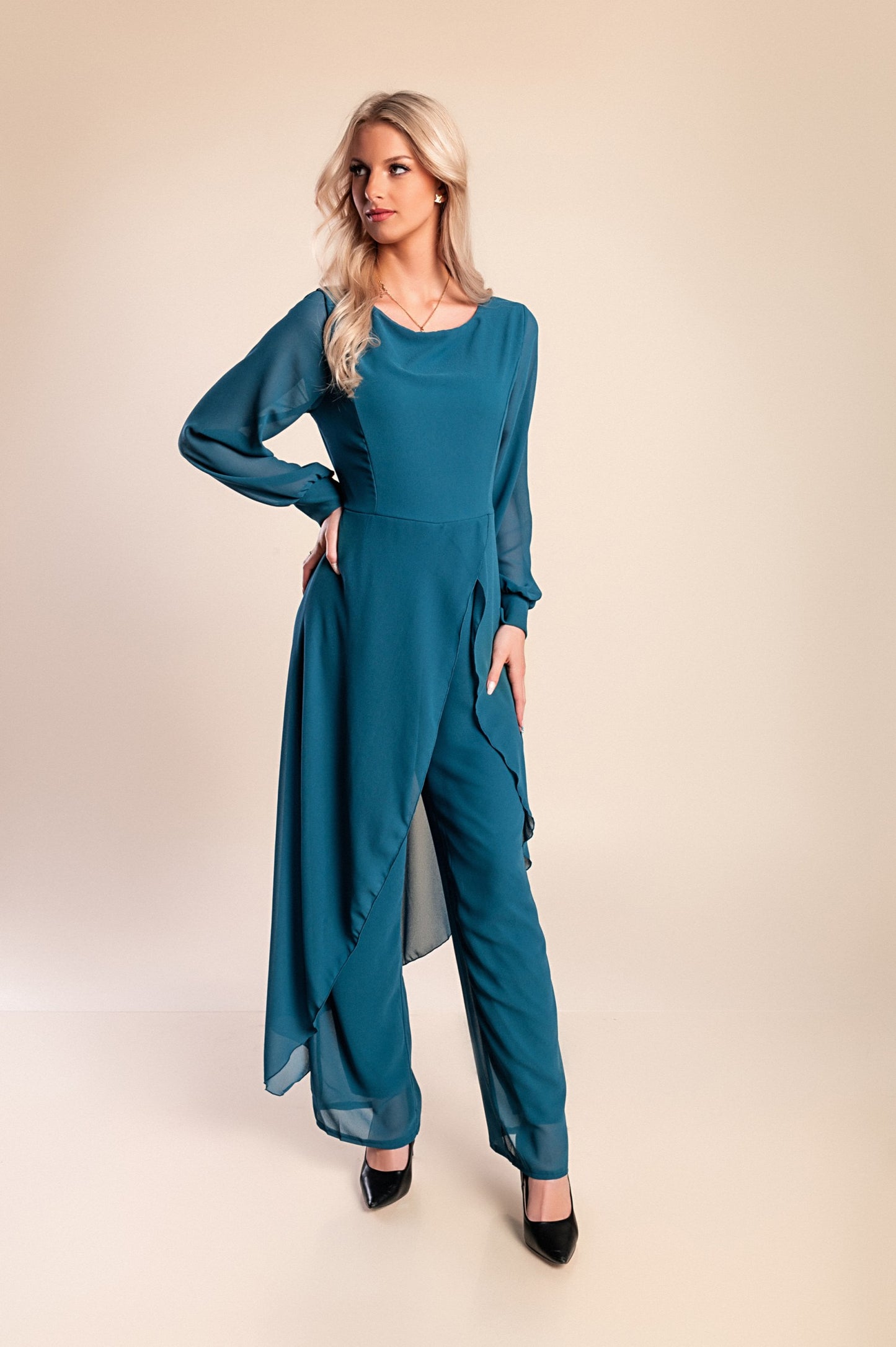 Tuta elegante, blu scuro