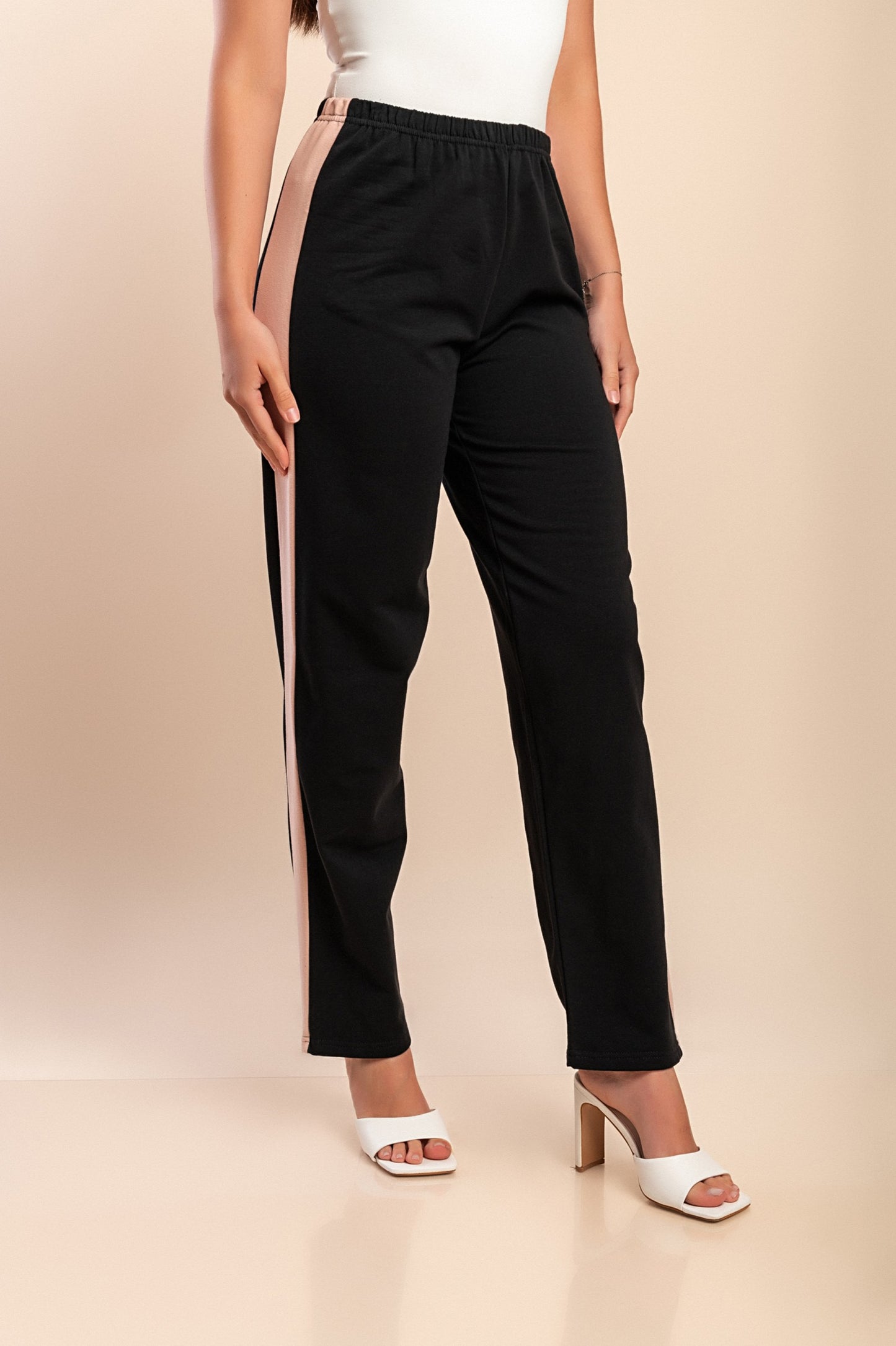 Pantaloni di cotone, neri